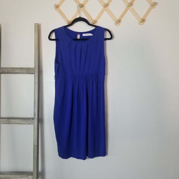 JULES & JIM SAPPHIRE BLUE MATERNITY DRESS SIZE XL - Picture 1 of 9